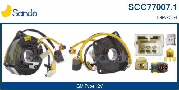 Molla spiroelicoidale, airbag SANDO SCC77007.1