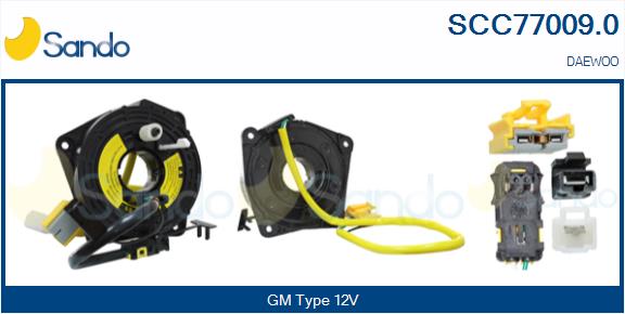 Molla spiroelicoidale, airbag SANDO SCC77009.0