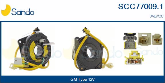 Molla spiroelicoidale, airbag SANDO SCC77009.1
