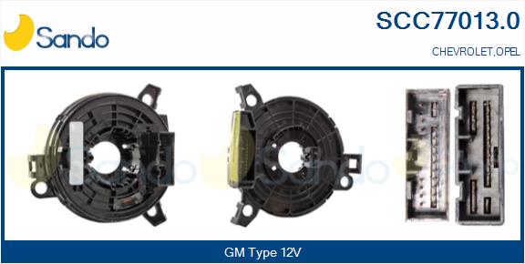 Molla spiroelicoidale, airbag SANDO SCC77013.0