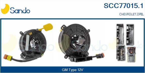 Molla spiroelicoidale, airbag SANDO SCC77015.1