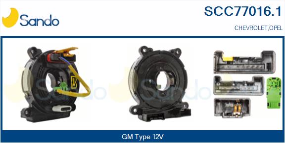 Molla spiroelicoidale, airbag SANDO SCC77016.1