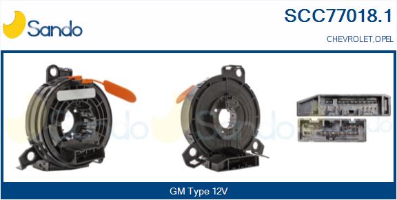 Molla spiroelicoidale, airbag SANDO SCC77018.1