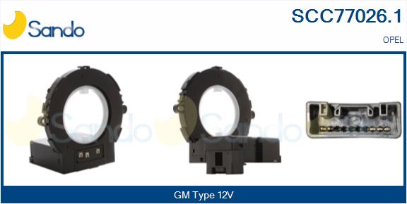 Molla spiroelicoidale, airbag SANDO SCC77026.1