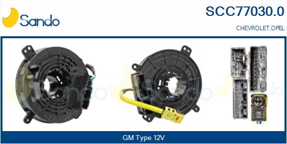 Molla spiroelicoidale, airbag SANDO SCC77030.0
