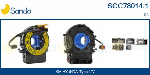 Molla spiroelicoidale, airbag SANDO SCC78014.1