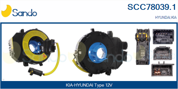 Molla spiroelicoidale, airbag SANDO SCC78039.1
