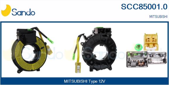 Molla spiroelicoidale, airbag SANDO SCC85001.0