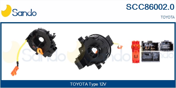 Molla spiroelicoidale, airbag SANDO SCC86002.0