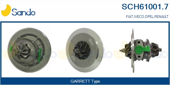 Coreassy, turbocompressore SANDO SCH61001.7