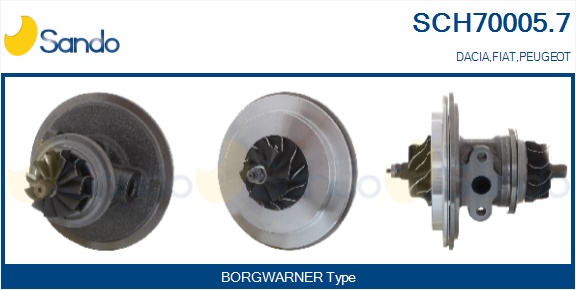 Coreassy, turbocompressore SANDO SCH70005.7
