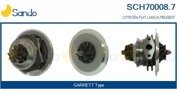 Coreassy, turbocompressore SANDO SCH70008.7