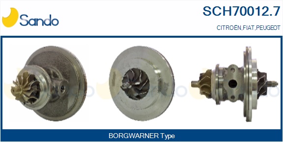 Coreassy, turbocompressore SANDO SCH70012.7