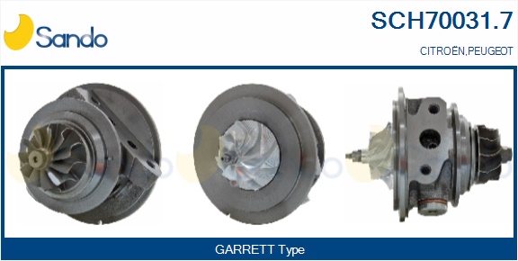 Coreassy, turbocompressore SANDO SCH70031.7