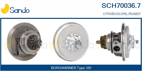 Coreassy, turbocompressore SANDO SCH70036.7