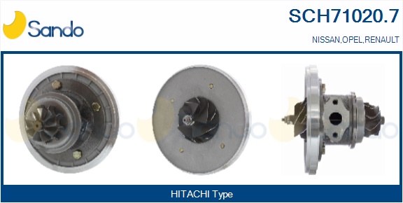 Coreassy, turbocompressore SANDO SCH71020.7