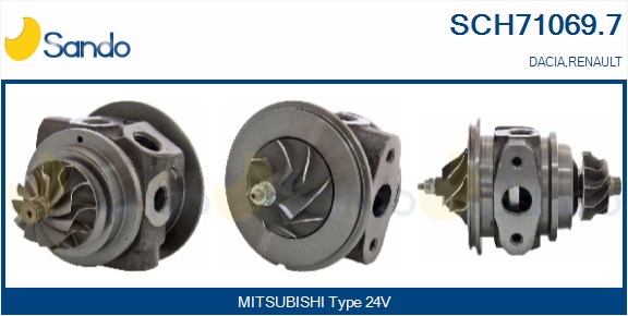 Coreassy, turbocompressore SANDO SCH71069.7