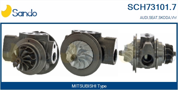 Coreassy, turbocompressore SANDO SCH73101.7