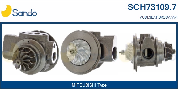 Coreassy, turbocompressore SANDO SCH73109.7