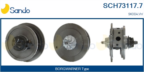 Coreassy, turbocompressore SANDO SCH73117.7