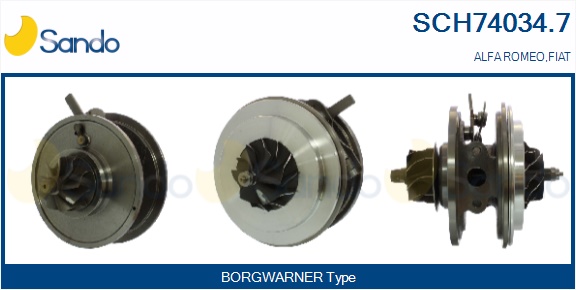 Coreassy, turbocompressore SANDO SCH74034.7