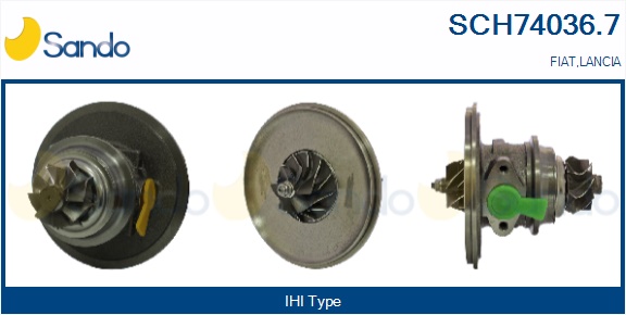 Coreassy, turbocompressore SANDO SCH74036.7