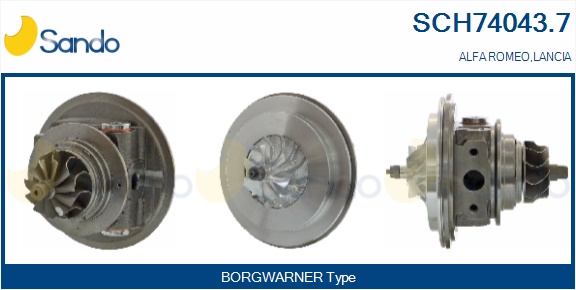 Coreassy, turbocompressore SANDO SCH74043.7