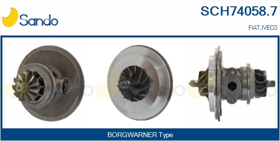 Coreassy, turbocompressore SANDO SCH74058.7