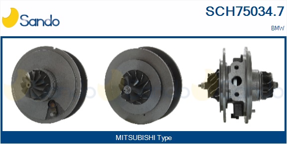 Coreassy, turbocompressore SANDO SCH75034.7
