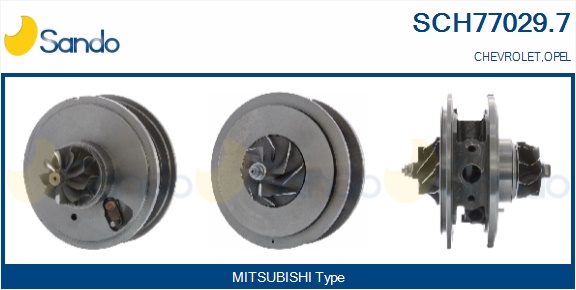 Coreassy, turbocompressore SANDO SCH77029.7