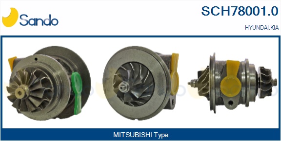 Coreassy, turbocompressore SANDO SCH78001.0