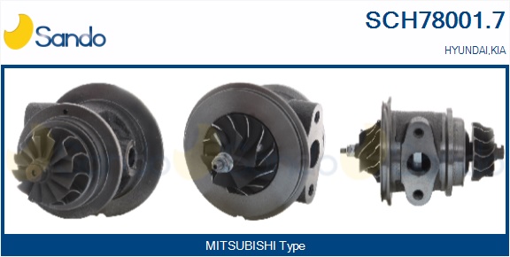 Coreassy, turbocompressore SANDO SCH78001.7