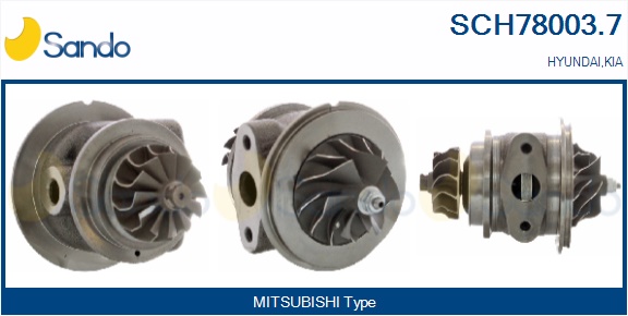 Coreassy, turbocompressore SANDO SCH78003.7