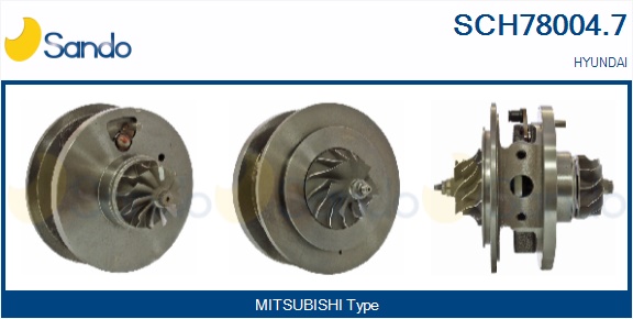 Coreassy, turbocompressore SANDO SCH78004.7