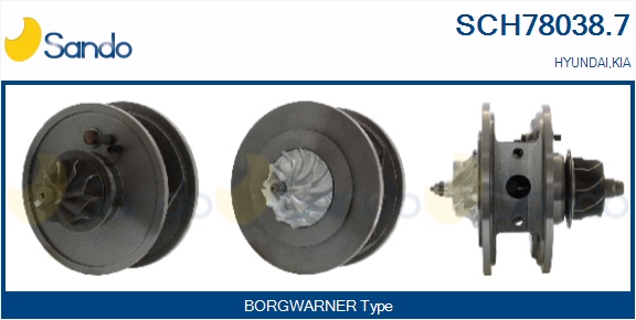 Coreassy, turbocompressore SANDO SCH78038.7