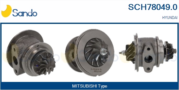 Coreassy, turbocompressore SANDO SCH78049.0