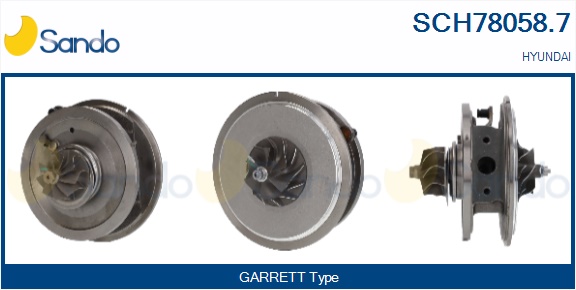 Coreassy, turbocompressore SANDO SCH78058.7