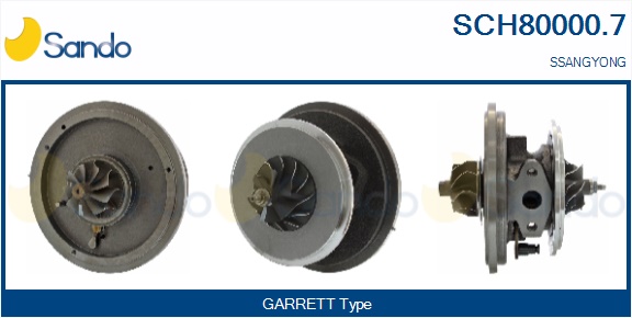 Coreassy, turbocompressore SANDO SCH80000.7