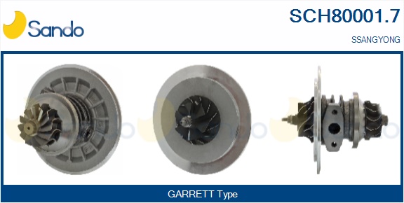 Coreassy, turbocompressore SANDO SCH80001.7