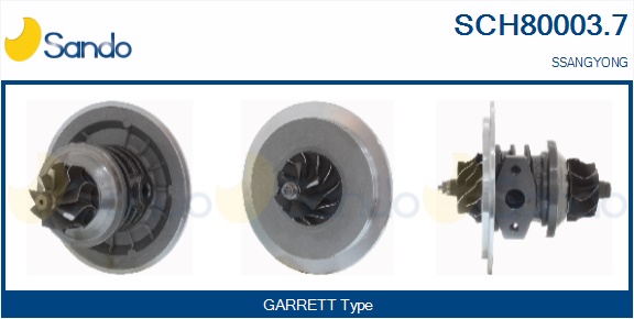 Coreassy, turbocompressore SANDO SCH80003.7