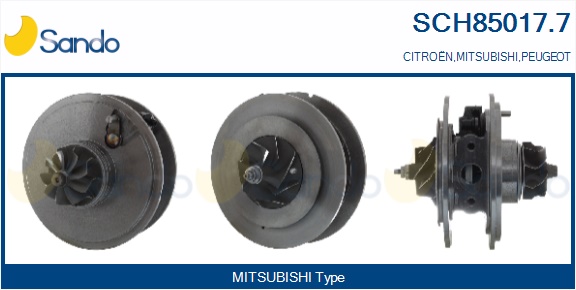 Coreassy, turbocompressore SANDO SCH85017.7
