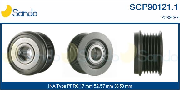 Puleggia cinghia, alternatore SANDO SCP90121.1
