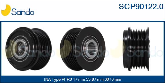 Puleggia cinghia, alternatore SANDO SCP90122.0