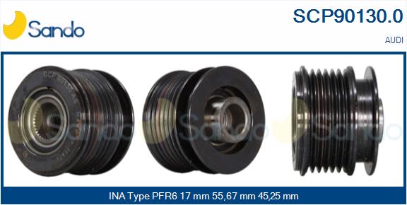 Puleggia cinghia, alternatore SANDO SCP90130.0