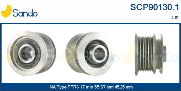 Puleggia cinghia, alternatore SANDO SCP90130.1