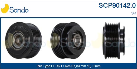 Puleggia cinghia, alternatore SANDO SCP90142.0