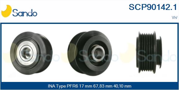 Puleggia cinghia, alternatore SANDO SCP90142.1