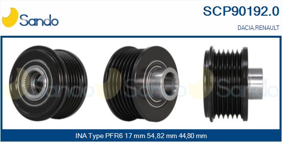 Puleggia cinghia, alternatore SANDO SCP90192.0