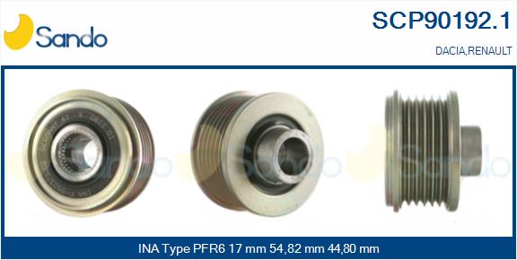 Puleggia cinghia, alternatore SANDO SCP90192.1