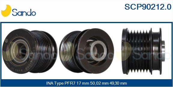 Puleggia cinghia, alternatore SANDO SCP90212.0